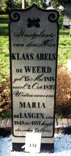 Thesinge 21 Klaas Abels de Weerd